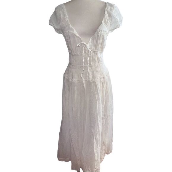 Free People | NWTs Feeling Bonita Open Back Dress in Ivory Size Small - Picture 2 of 4